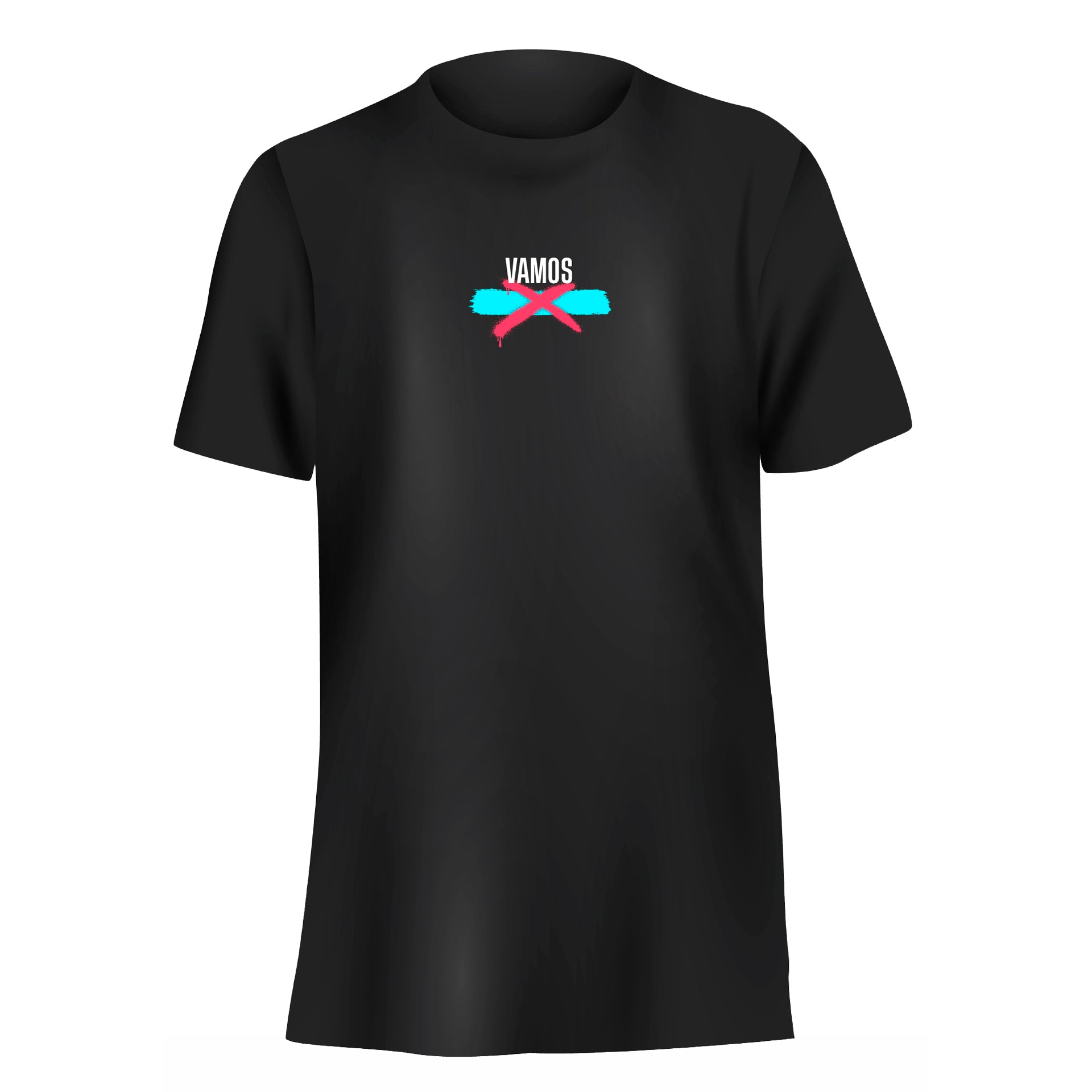 Camiseta Regular Negra "Yo la juego igual"