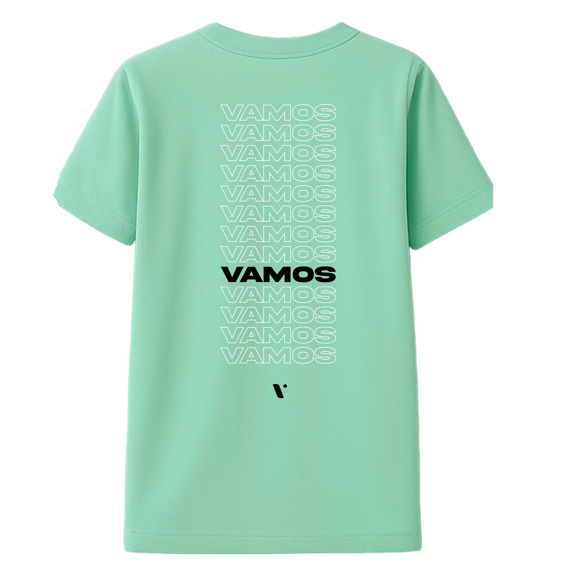 Camiseta Regular Misty Jade "VAMOS"